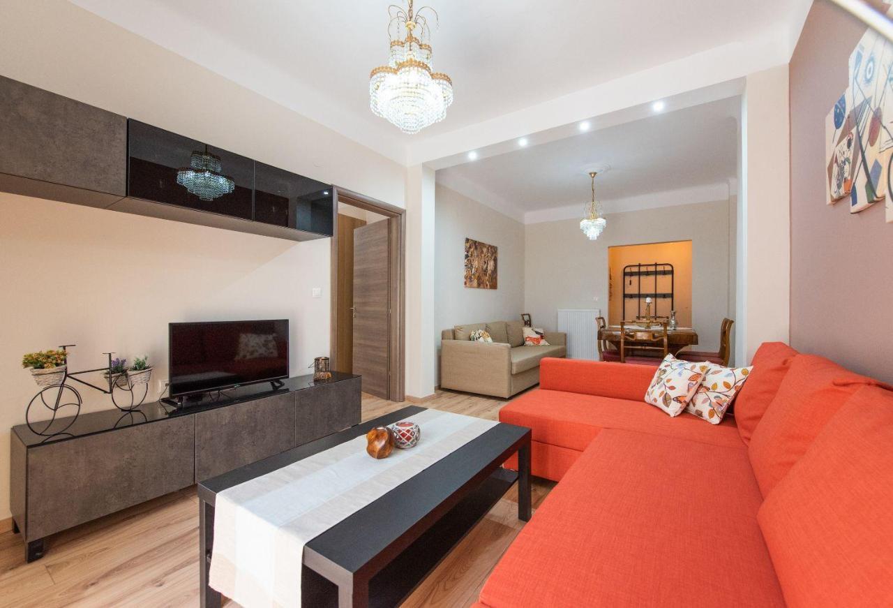 Apricot By Halu! Cozy Apt Next To Agia Sophia Metro Station Солун Екстериор снимка