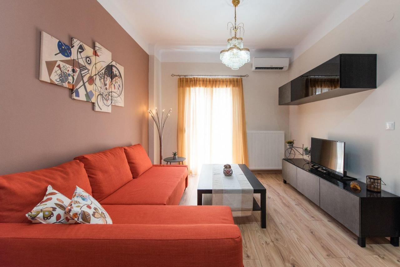 Apricot By Halu! Cozy Apt Next To Agia Sophia Metro Station Солун Екстериор снимка